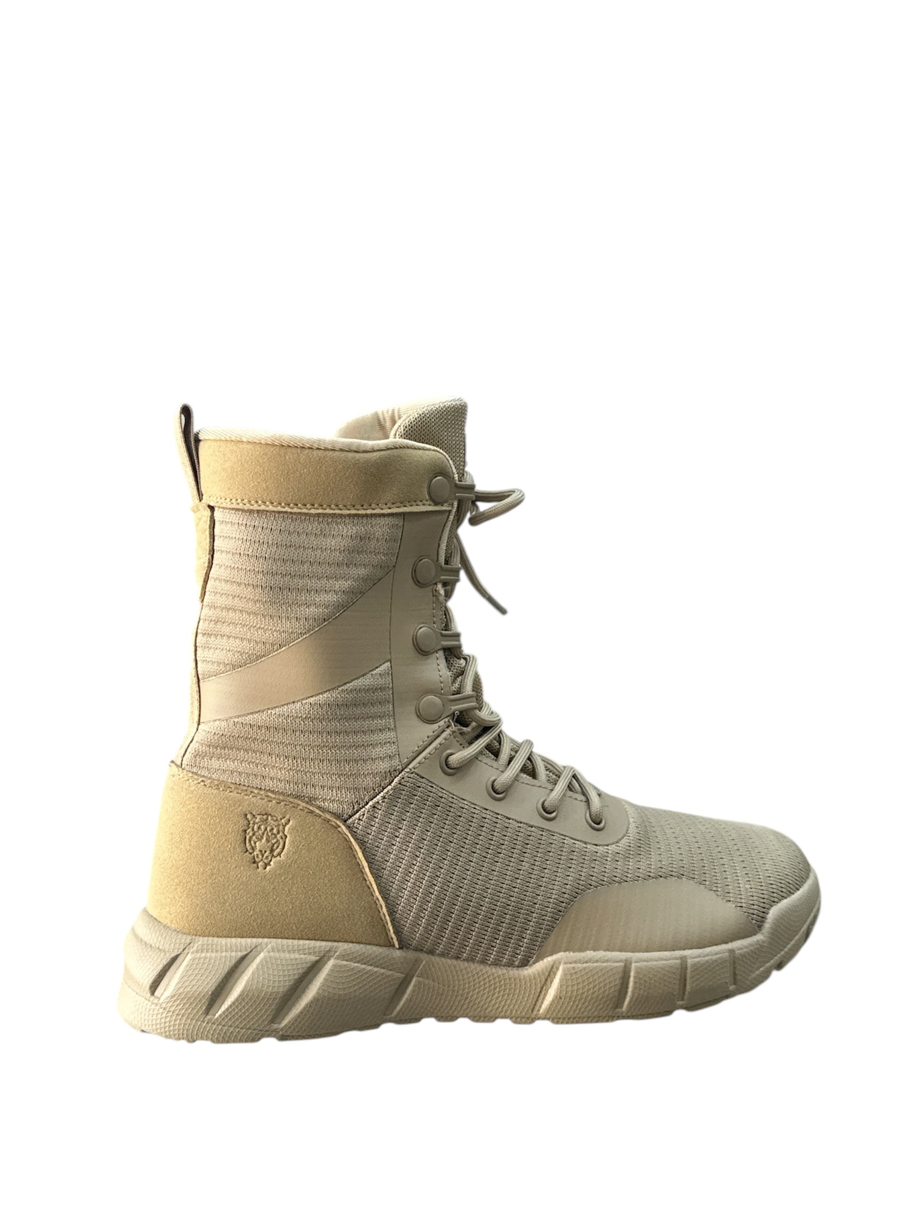 "RH Tactical High-Top Military Boots – Lightweight, Breathable Combat Footwear in Sand Beige"